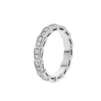 SERPENTI RING SILVER DIAMOND PAVED 3MM