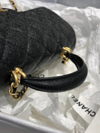CHL - Mini Flap Bag With Top Handle Black For Women 7.8in/20LO