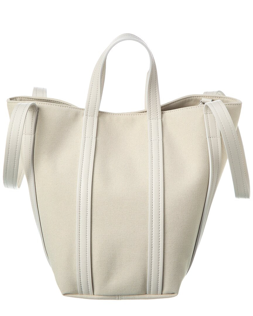 Blnciaga Everyday 2.0 Canvas & Leather Shoulder Tote