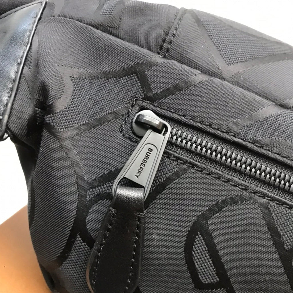B-Berry - BB  Monogram Recycled Polyester Sonny Bum Bag Black For Men, Bags 12.2in/31LO