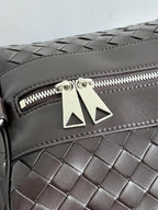 BV 25s  Bottega Veneta Duffel Bag Deep Brown Intrecciato leather