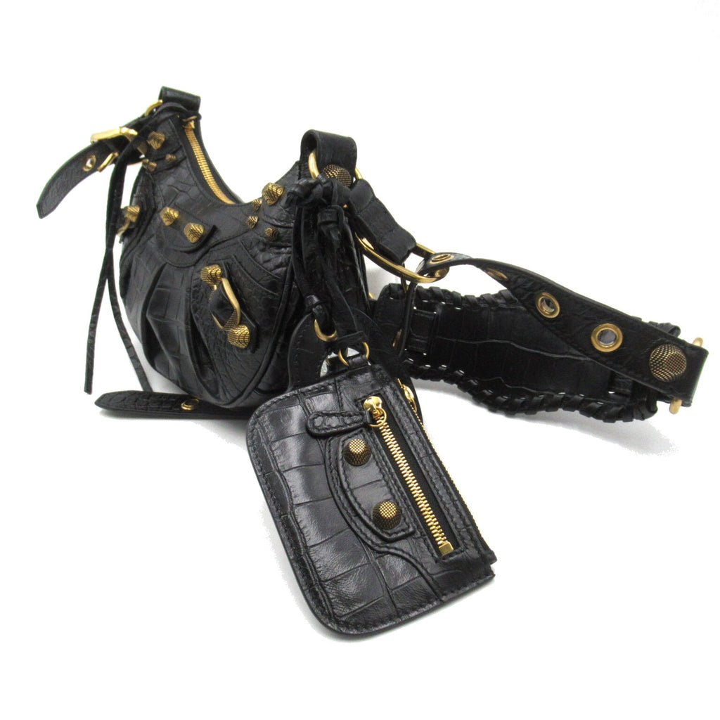 Blnciaga  Leather Shoulder Bag