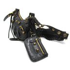 Blnciaga  Leather Shoulder Bag