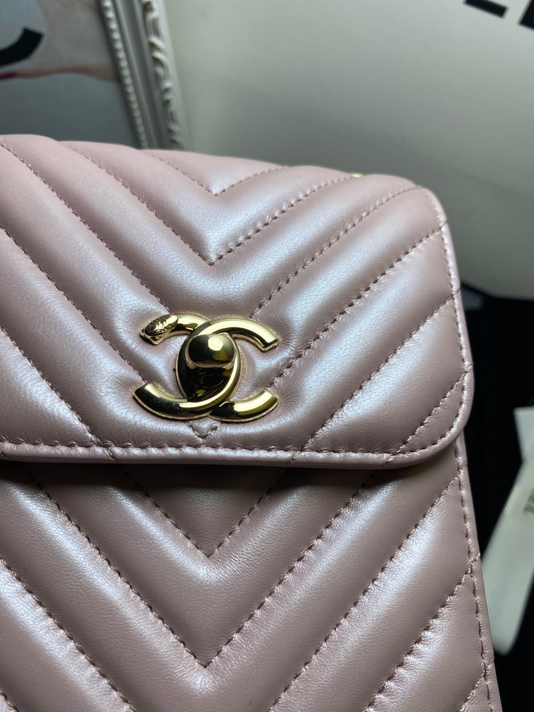 CHL -  Chevron Trendy CHL -  Phone Light Purple Bag For Women 18LO/7in