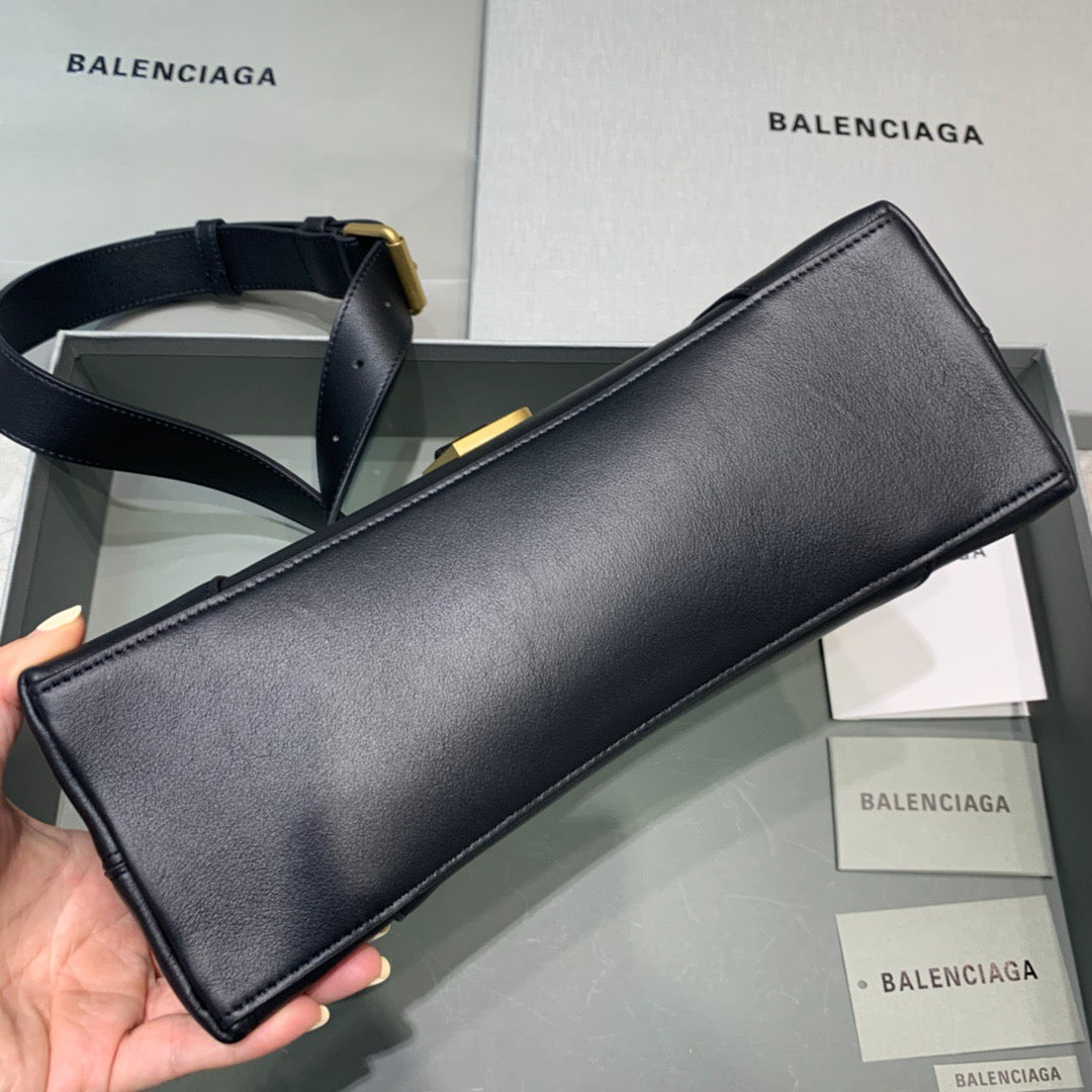 BLN-Ciaga Downtown Small Shoulder Bag In Black, For Women,  Bags 11.8in/30LO 67135329S1M1000