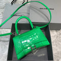 BLN-Ciaga Hourglass Small Handbag In Green, For Women,  Bags 9in/23LO