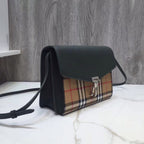 B-Berry - BB  Small  Check And Crossbody Bag Grey For Women, Women’s Bags 9in/24LO