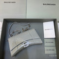 BLN-Ciaga Hourglass Wallet On Chain in Gray, For Women,  Bags 9in/23LO