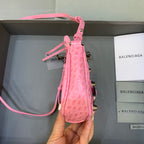 BLN-Ciaga Le Cagole Mini Bag With Chain In Pink, For Women,  Bags 8.2in/21LO