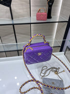 CHL - Vanity With Chain Purple Bag For Women 9LO/3.5in