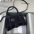 BLN-Ciaga Hourglass XS Handbag In Black, For Women,  Bags 7.4in/19LO 59283328D071071