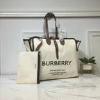 B-Berry - BB  The Large Soft Cotton Canvas Belt Bag Brown For Women, Women’s Bags 16.5in/42LO