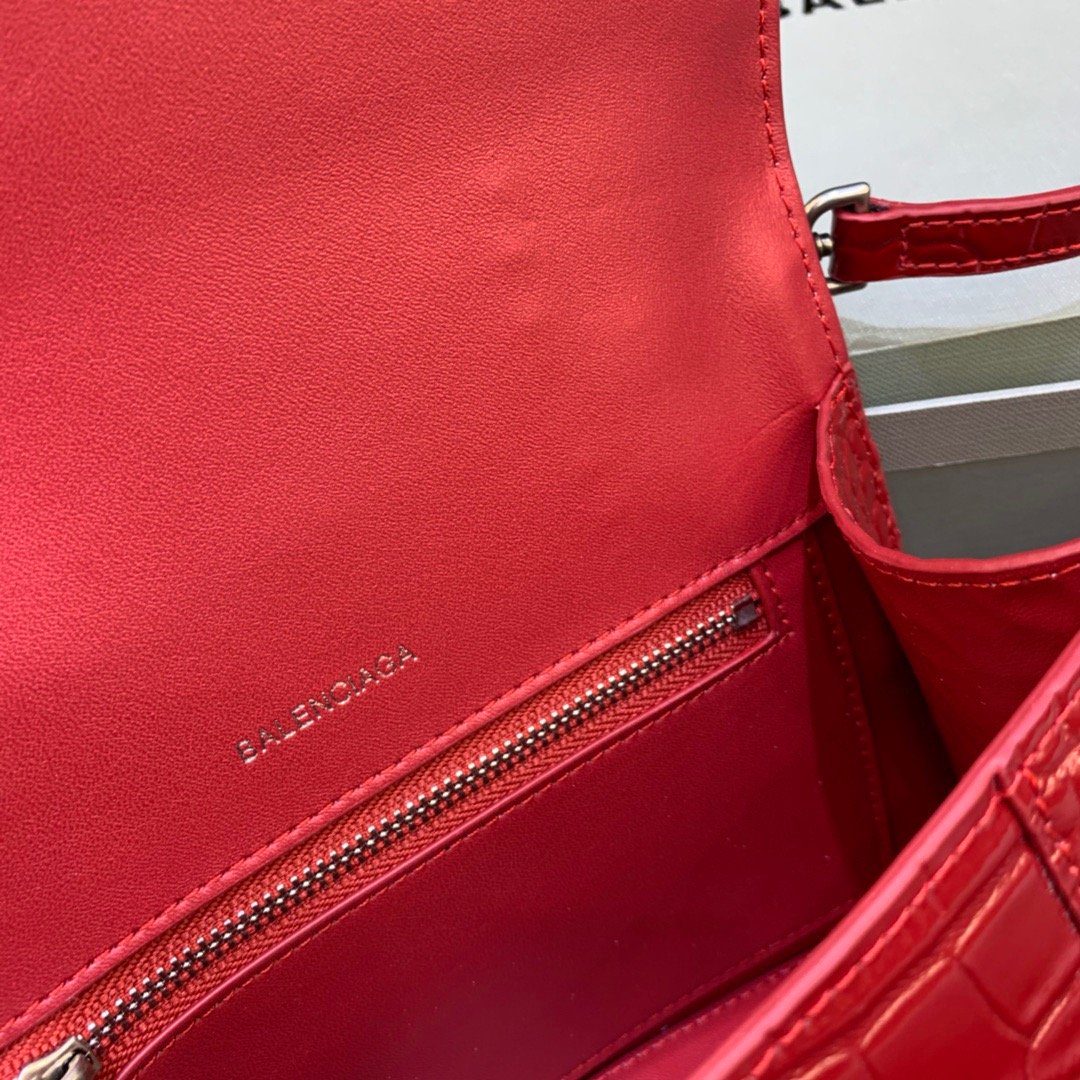 BLN-Ciaga Hourglass Small Handbag In Red, For Women,  Bags 9in/23LO