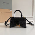 BLN-Ciaga Hourglass XS Handbag In Black, For Women, Women’s Bags 7.4in/19LO
