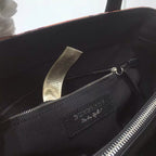 B-Berry - BB  House Check Derby Medium Banner Purse Tote Black For Women, Women’s Bags 14in/35LO