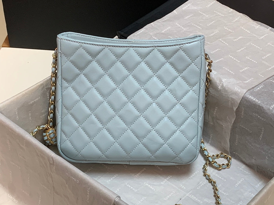 CHL - Hobo Handbag Light Blue Bag For Women 16LO/6in