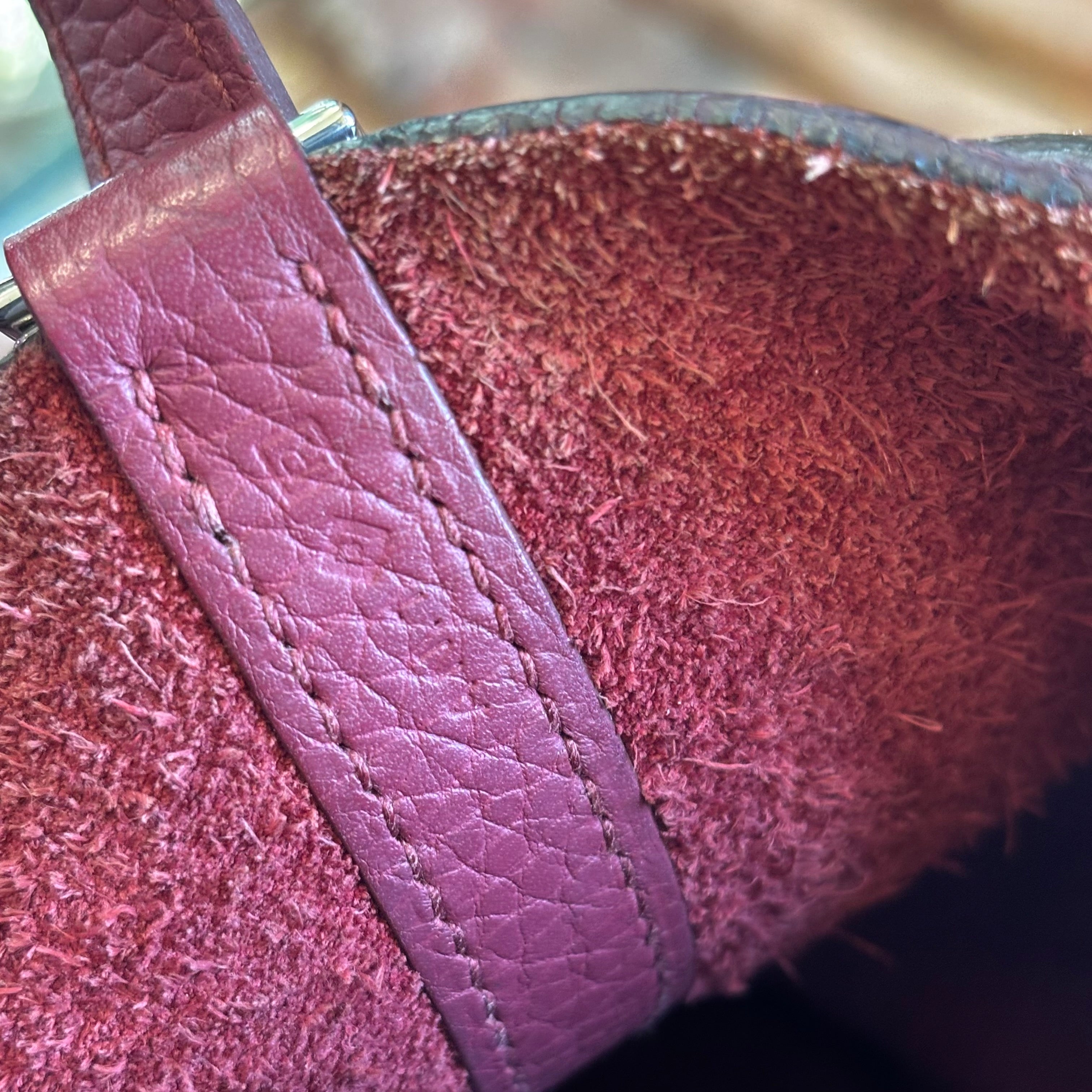 HRMS Picotin Lock PM Taurillon Clemence Tote