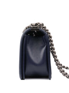 CHNL -  Medium Navy Boy Bag.