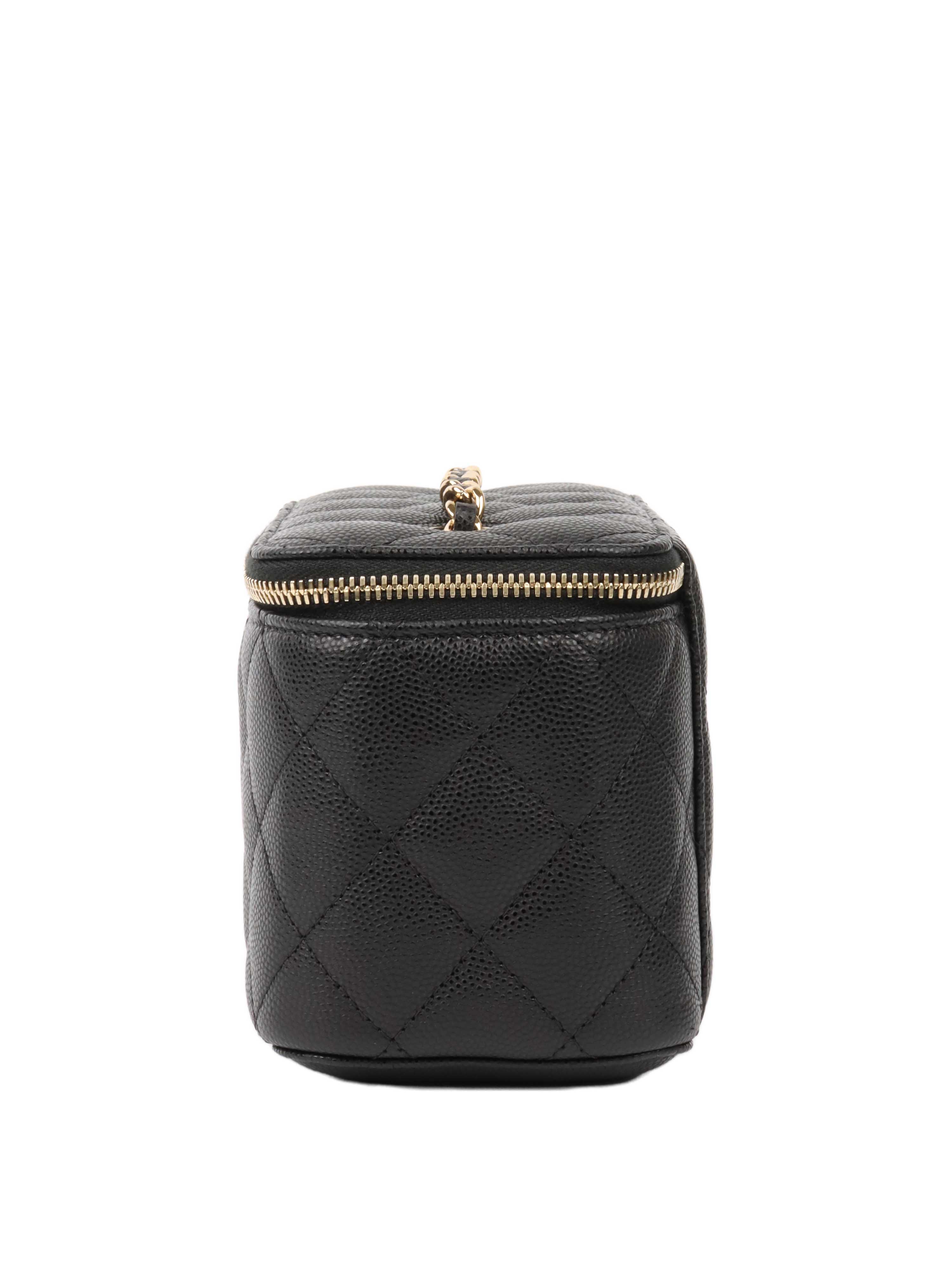 CHNL -  Black Caviar Vanity Case.