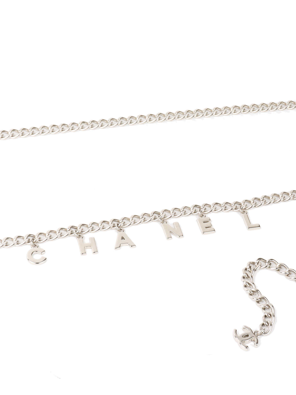 CHNL -  Silver Charm Chain Belt.