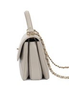 CHNL -  Pale Grey Trendy Bag.