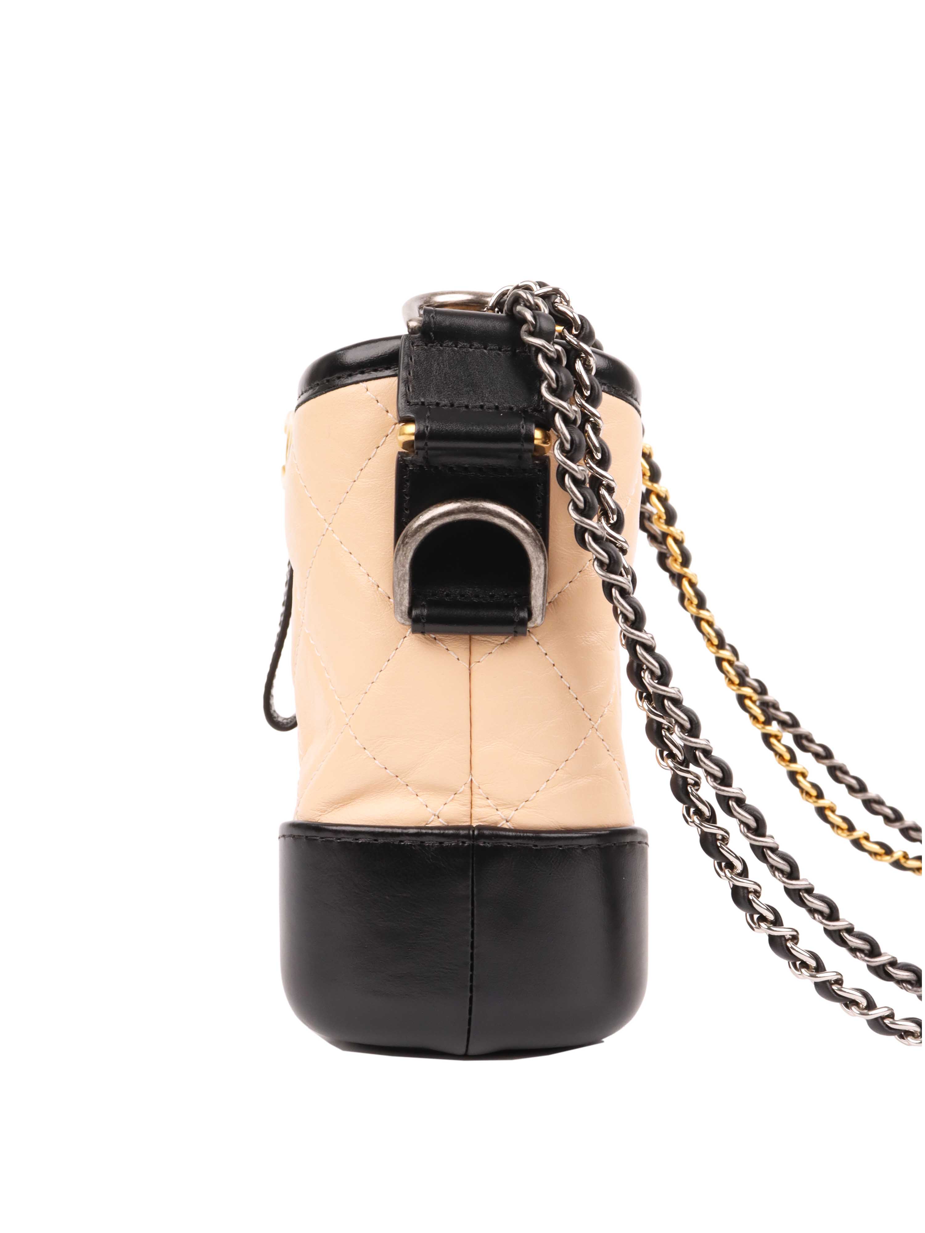 CHNL -  Small Beige Gabrielle Bag.