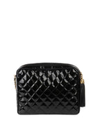 CHNL -  Black Patent Shoulder Bag.