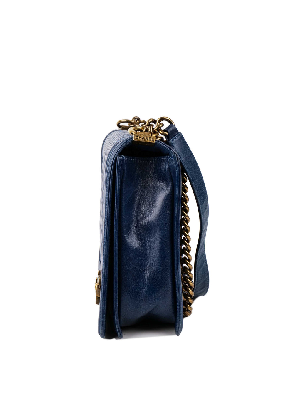 CHNL -  Jumbo Blue Boy Bag.