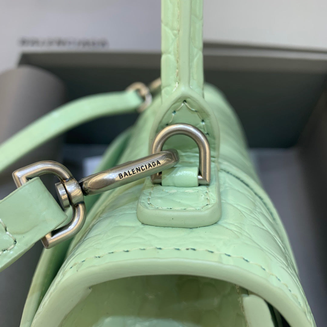 BLN-Ciaga Hourglass Small Handbag In Light Green, For Women,  Bags 9in/23LO