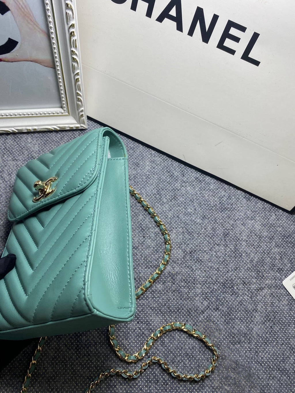 CHL -  Chevron Trendy CHL -  Phone Mint Bag For Women 18LO/7in
