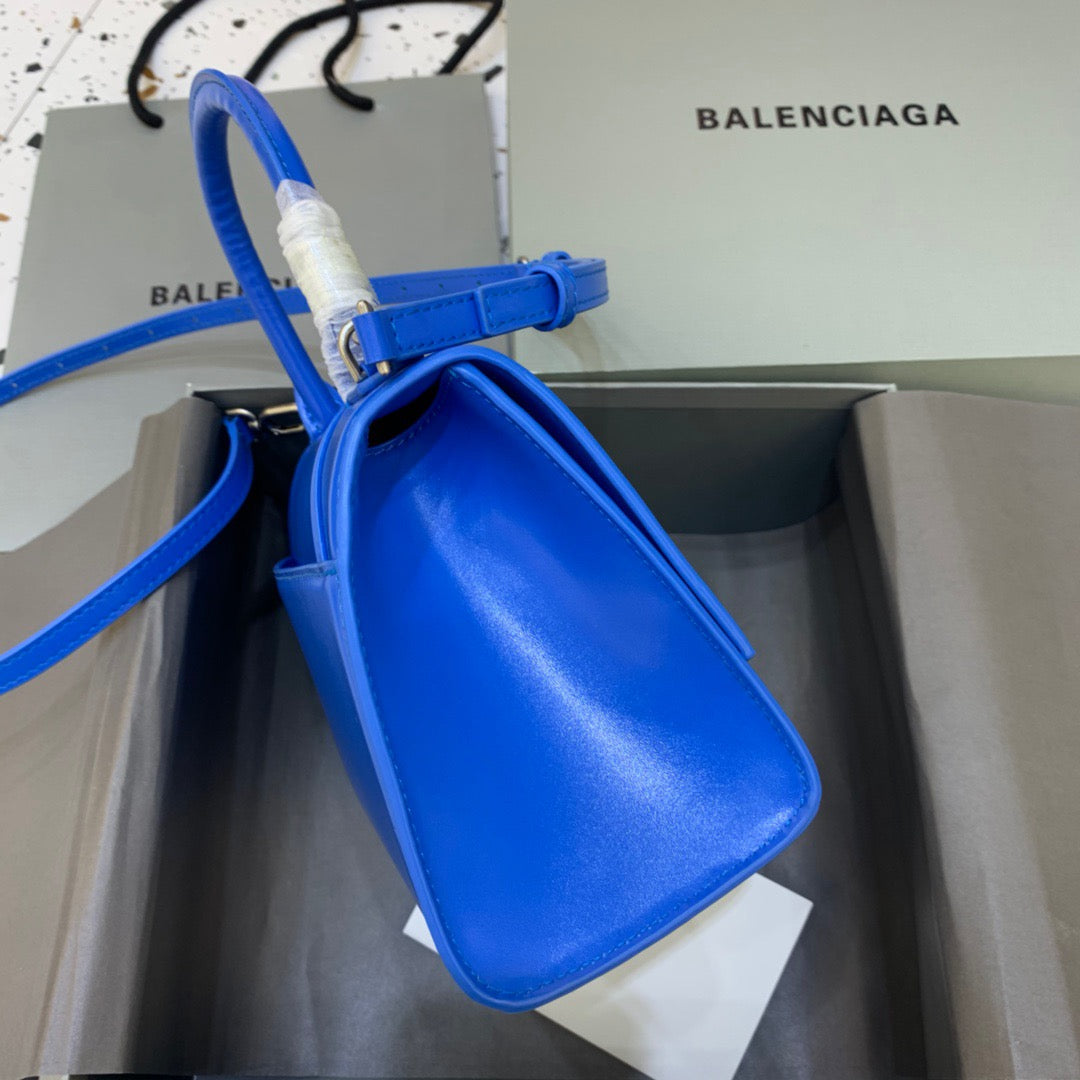 BLN-Ciaga Hourglass Small Handbag In Dark Blue, For Women,  Bags 9in/23LO