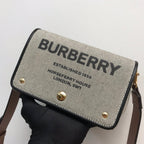 B-Berry - BB  Horseferry Print Cotton Canvas Small Crossbody Bag For Women, Bags 7.1in/18LO 80398691