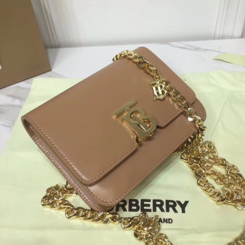 B-Berry - BB  Tb Chain Belt Bag Brown For Women, Bags 6.6in/17LO
