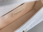 CHL - Medium Classic Flap Bag 25LO White For Women A67086