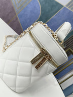 CHL - Vanity Case Gold Hardware White For Women Handbags, Shoulder Bags 9.4in/24LO 