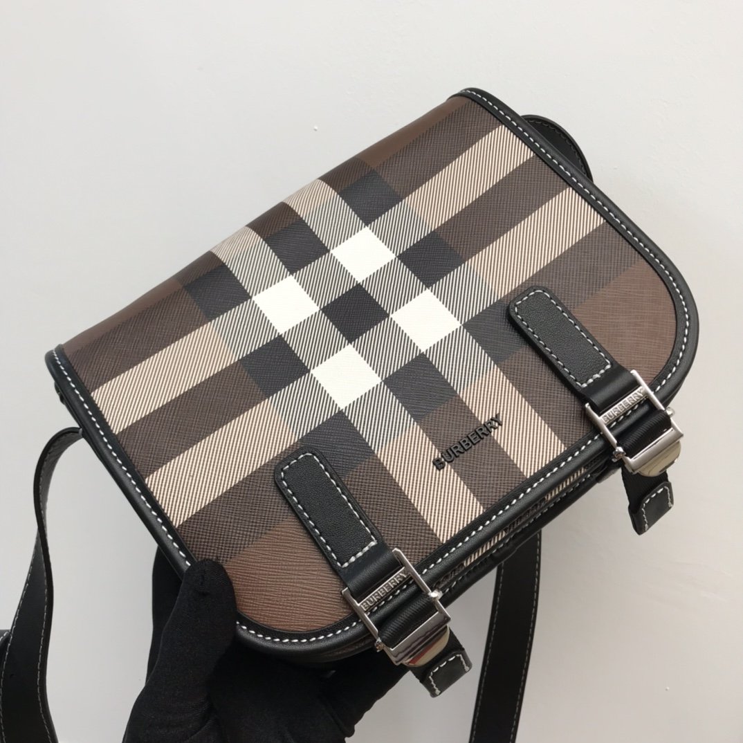 B-Berry - BB  Check And Crossbody Bag For Men, Bags 7.7in/19.5LO 80528041
