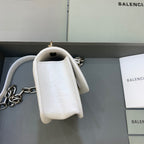 BLN-Ciaga Gossip Small On Chain Shoulder Bag White, For Women,  Bags 7.4in/19LO