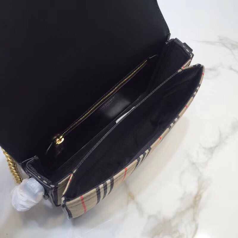 B-Berry - BB  1983 Check LiNike Bag Black For Women, Bags 9in/23LO