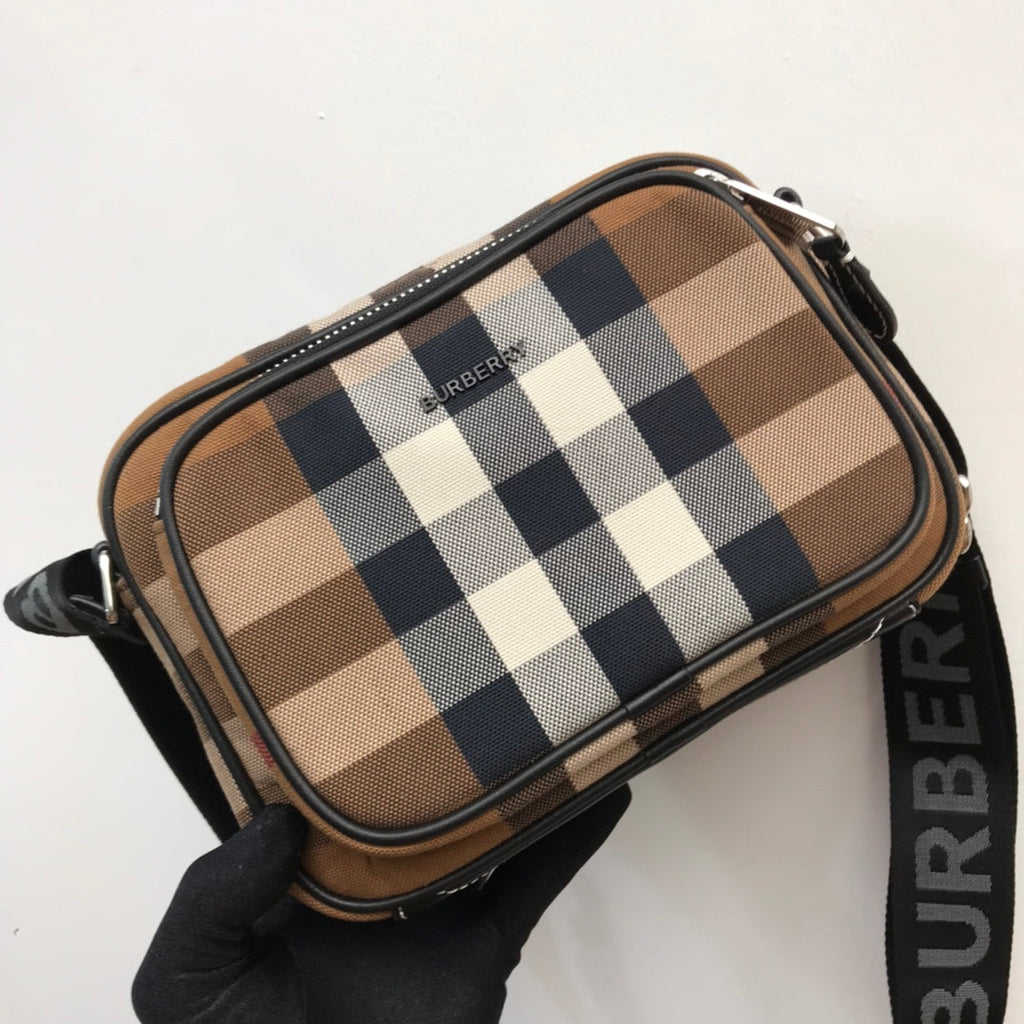B-Berry - BB  Check Crossbody Bag For Men, Bags 8.9in/22.5LO 80491451