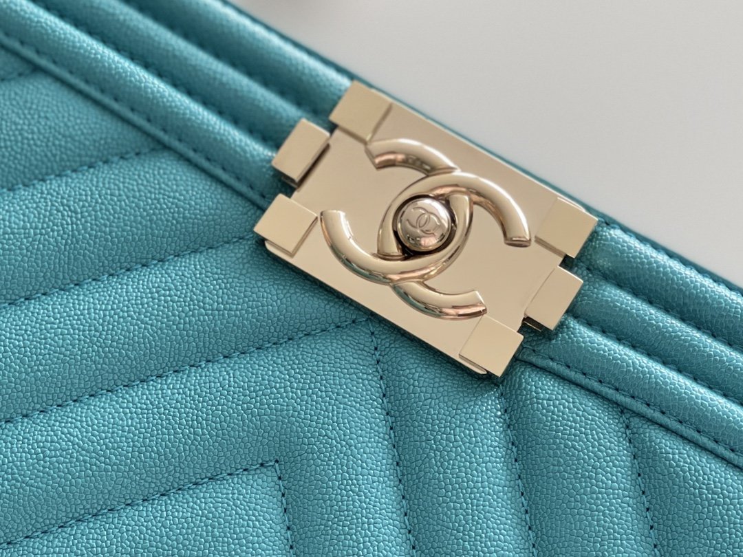 CHL - Medium Boy Handbag Blue For Women 9.8in/25LO A67086