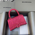 BLN-Ciaga Hourglass XS Handbag In Pink, For Women,  Bags 7.4in/19LO