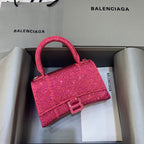 BLN-Ciaga Hourglass XS Handbag In Pink, For Women,  Bags 7.4in/19LO