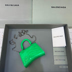 BLN-Ciaga Hourglass Mini Handbag With Chain In Green, For Women,  Bags 4.7in/12LO