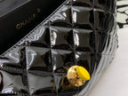 CHL - Vinyl Classic Black and Yellow Shoulder bag For Women 29LO/11.5in