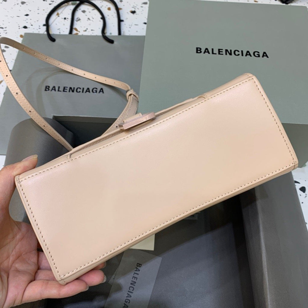 BLN-Ciaga Hourglass Small Handbag In Beige, For Women,  Bags 9in/23LO