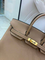 HM Birkin Bag 30cm Beige Togo Leather GHW