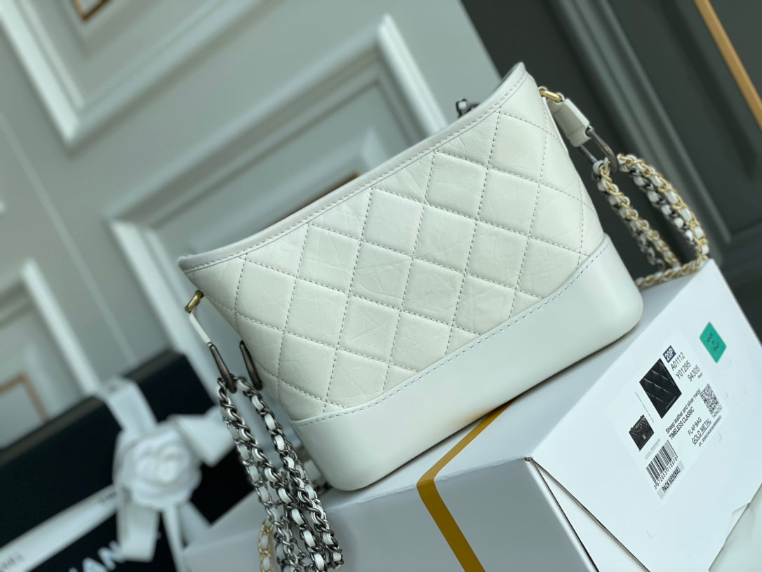 CHL -  CO-CO Gabrielle Hobo Bag White For Women 7.8in/20LO