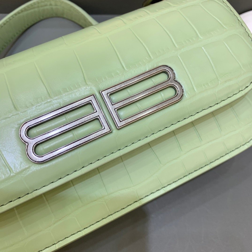 BLN-Ciaga Gossip Small On Chain Shoulder Bag Light Green, For Women,  Bags 7.4in/19LO