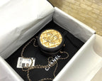 CHL - Round Sling Bag Gold Toned For Women 4.7in/12LO