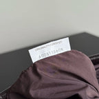 BV Small Dustbag 21cm Deep Brown Intrecciato Calfskin Leather